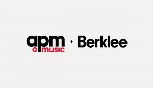 APM Music, co-owned by Sony Music Publishing and Universal Music Publishing Group, and Berklee College of Music today announced the launch of the Berklee Music Library, a first-of-its kind collegiate production music catalog featuring tracks written and recorded by students at Berklee College of Music and Boston Conservatory at Berklee A photo of the logos of APM Music and Berklee College of Music
