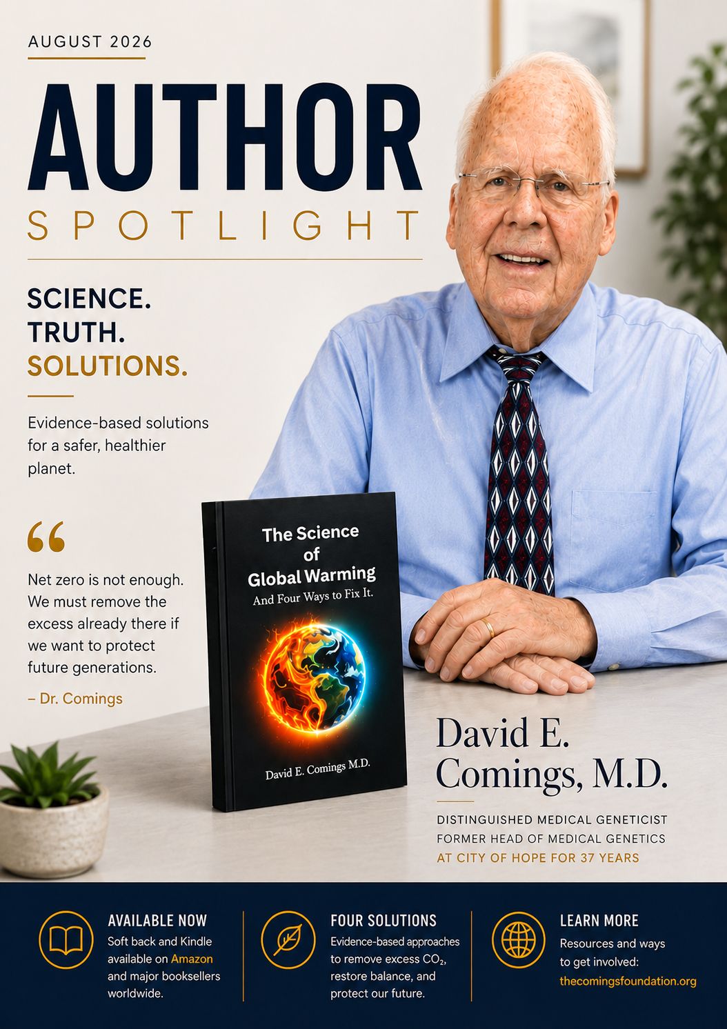 Distinguished Medical Geneticist David E. Comings, M.D. Releases The Science of Global Warming