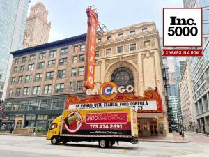 MOOvers Chicago 2026 - Inc. 5000 - MOOvers Chicago truck downtown Chicago