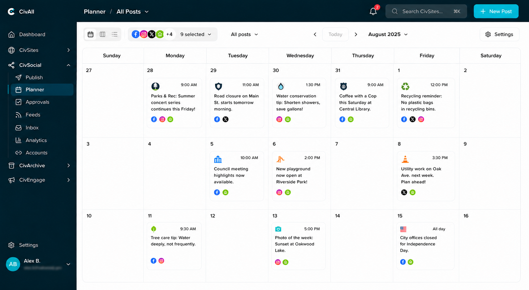 CivSocial Helps Local Governments Stop Information Drift Across Social Media Channels