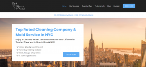 new White Glove Cleaner website