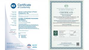 Lvsheng FCS and BRC Certification