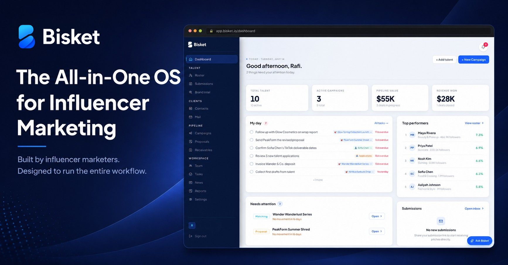 Viral Hub Marketing Launches Bisket, the All-in-One OS for Influencer Marketing