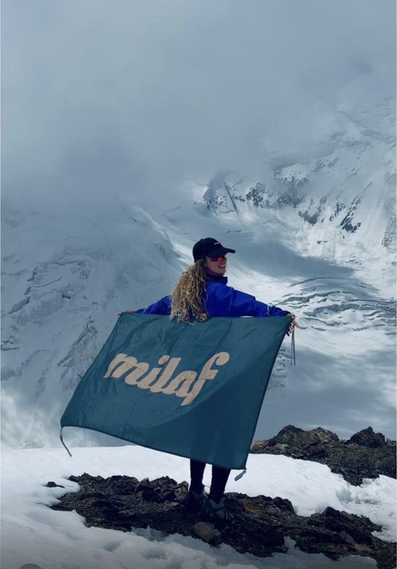 Milaf Flag Reaches 7,134 Metres as Russian Alpinist Darina Borodina Completes Solo Ascent of Lenin Peak