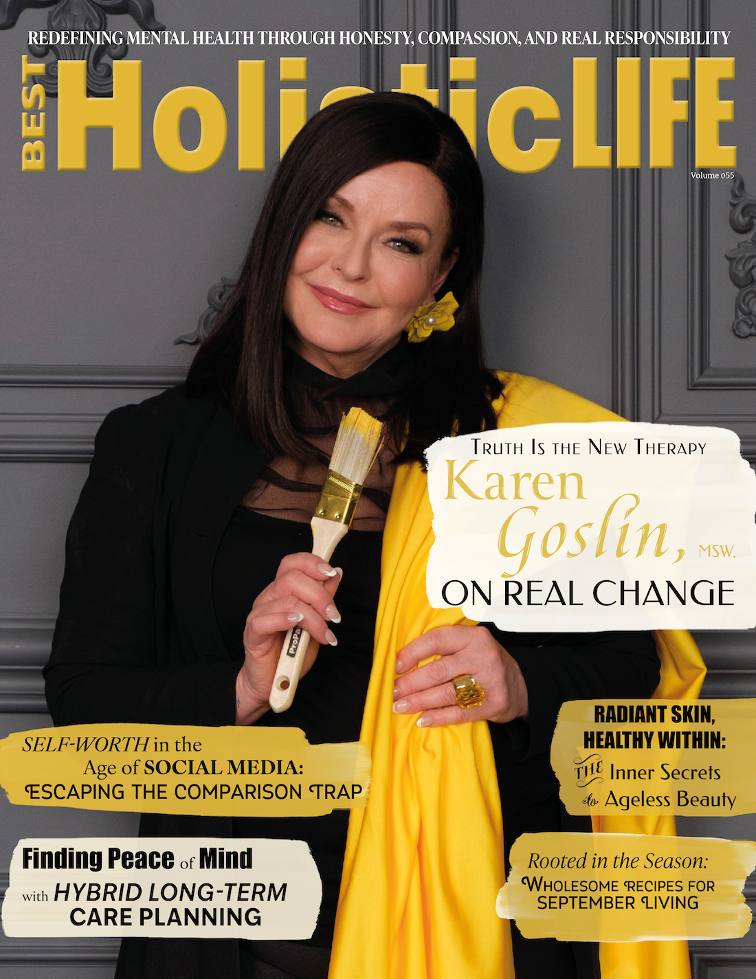 Karen Goslin Redefines the Mental Health Conversation on Best Holistic Life Magazine’s September Cover