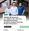 INFINITI HR Named to Inc. 5000 for 10th Time, Reinforcing Legacy of Sustained Growth