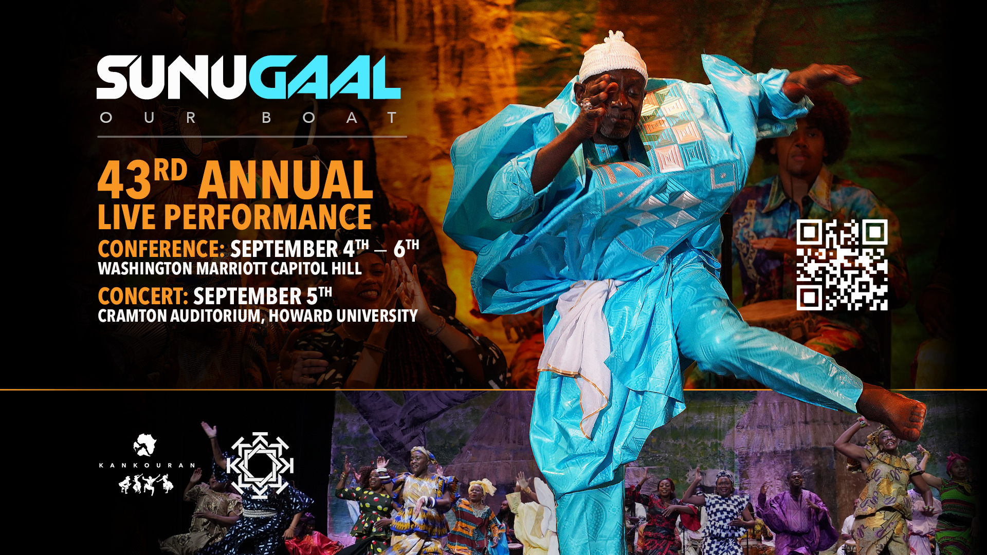 Washington DC’s KanKouran 43rd National African Dance and Music Conference and Concert Labor Day Weekend