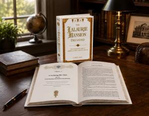 The Lalaurie Mansion Decoded is available now for pre-order at 1140Royal.com.