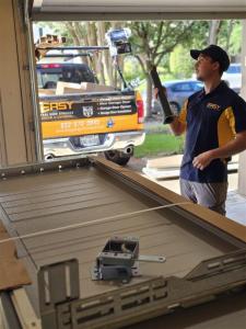 Easy Garage Door Repair team providing garage door service in Houston TX