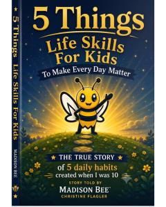 5 Things For Kids Book Cover by author Christine Flagler