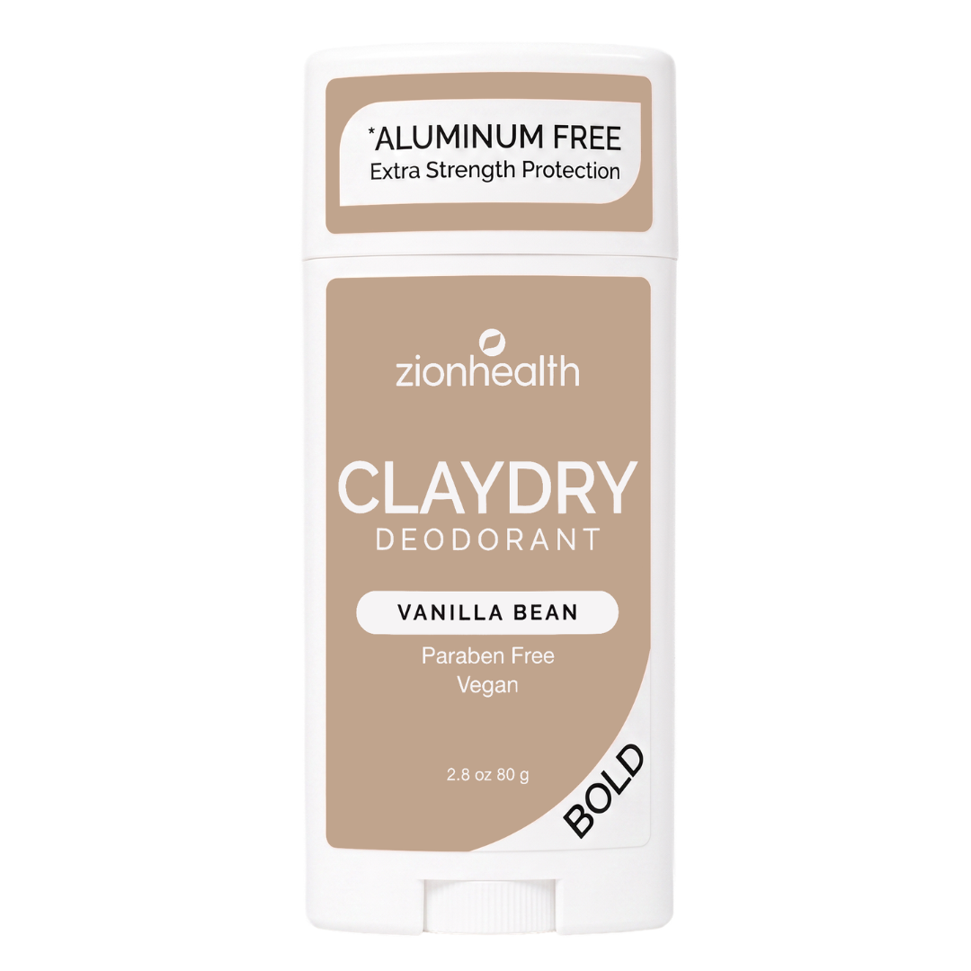 Zion Health Launches New Vanilla Bean Scent for CLAYDRY® BOLD Deodorant Collection