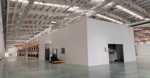 TOPSUN silicone leather clean‑room production workshop