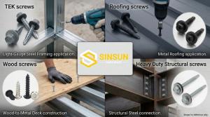 Sinsun Hardware Self Drilling Screw Types And Applications