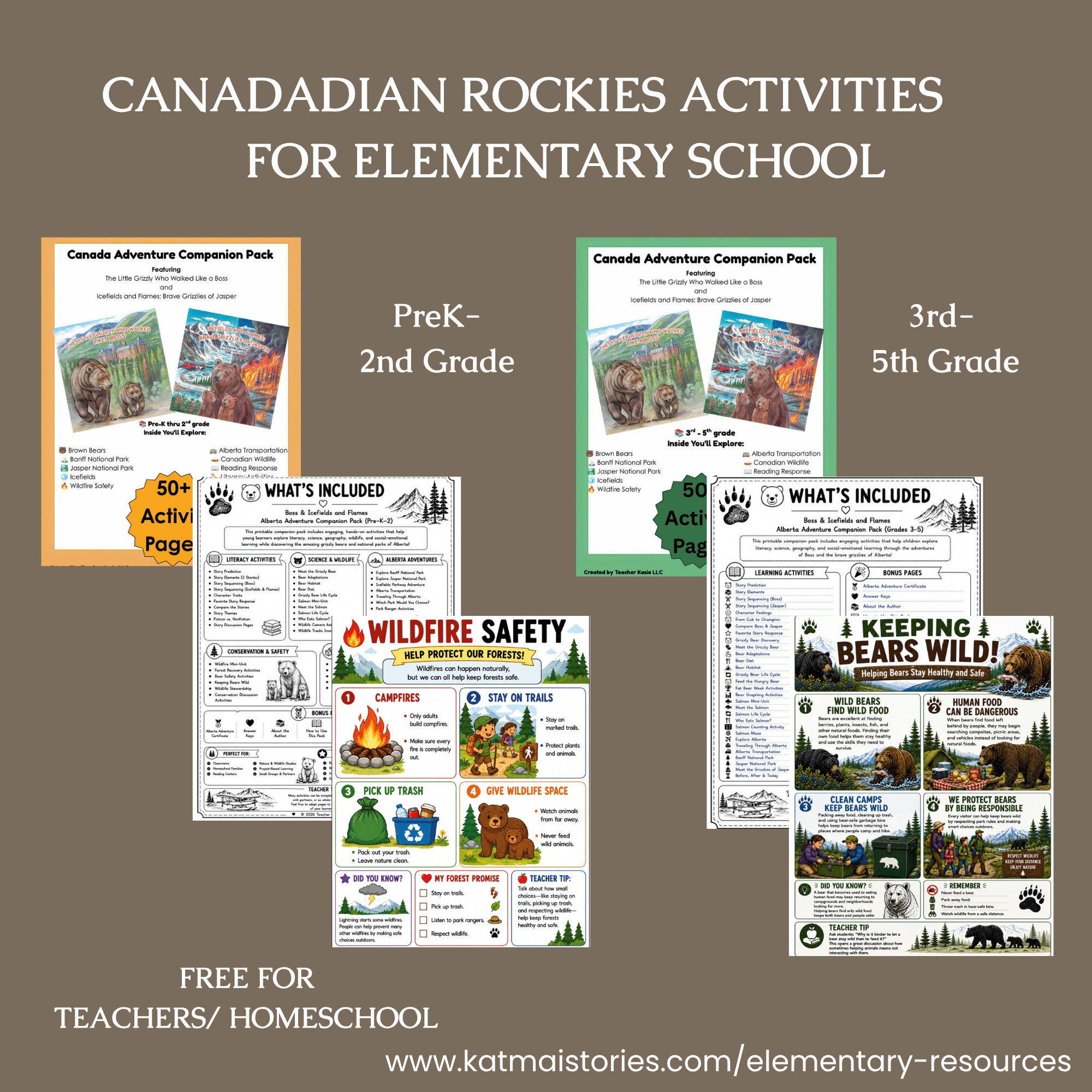 Katmai Stories Launches Free Wildlife Safety, National Parks, and Fat Bear Week Educational Resources for Classrooms