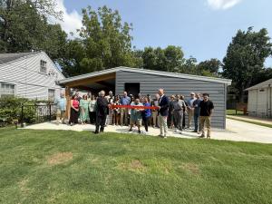 Intunity, a Memphis-based nonprofit dedicated to providing affordable, accessible housing for people with intellectual and developmental disabilities, recently celebrated the grand opening of its first-ever custom-built Intunity home with a ribbon-cutting ceremony at 3160 Pershing Avenue in The Heights community in north Memphis Intunity_Pershing Ribbon Cutting