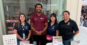 Joc and Staff at community event