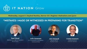 Cristian Anastasiu moderates MSP M&A panel ay ConnectWise's IT Nation event in Denver