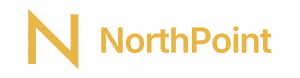 NorthPoint gold wordmark logo on white background