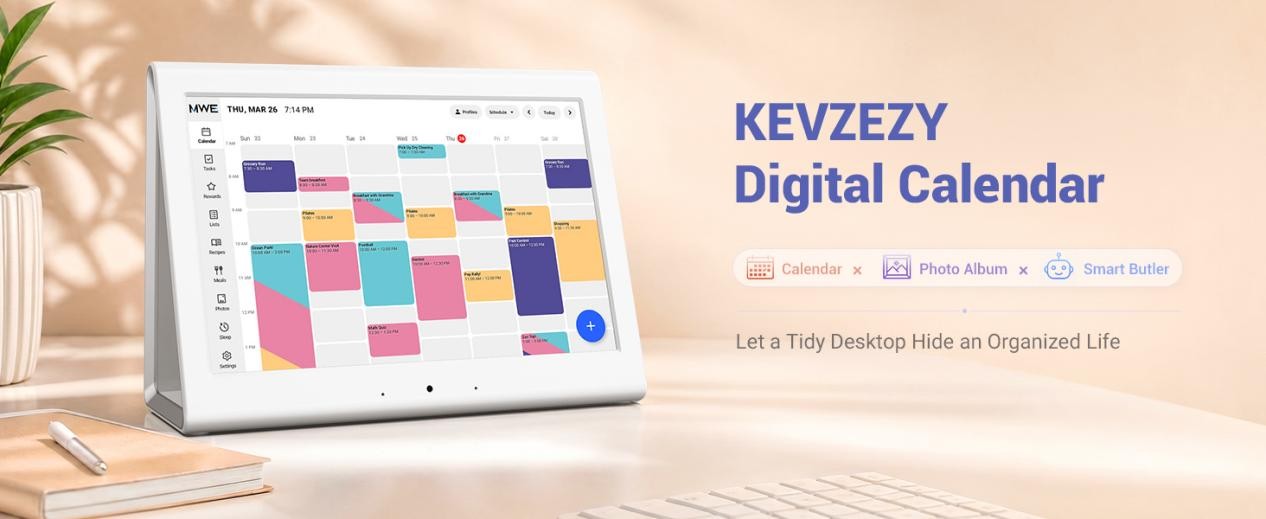 KEVZEZY Launches 2026 Upgraded Smart Digital Calendar to Simplify Family Scheduling