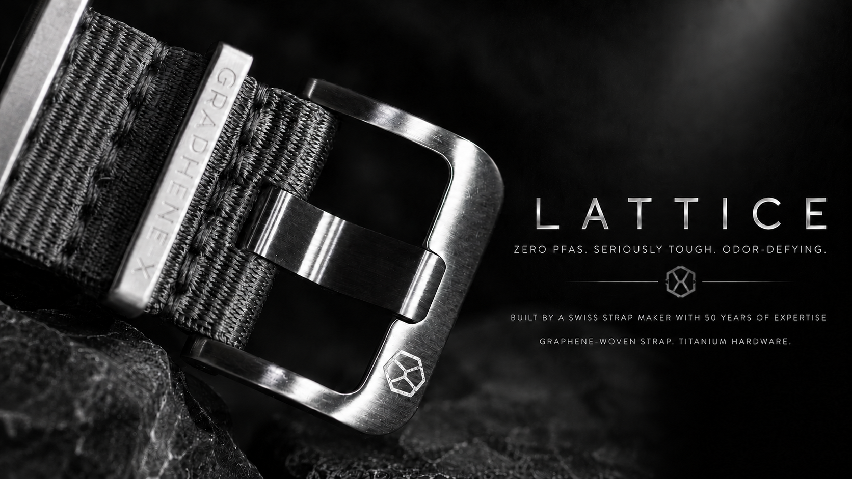 Graphene-X Launches LATTICE on Kickstarter: Watch Straps Woven With Graphene, Built by a 50-Year Swiss Strap House