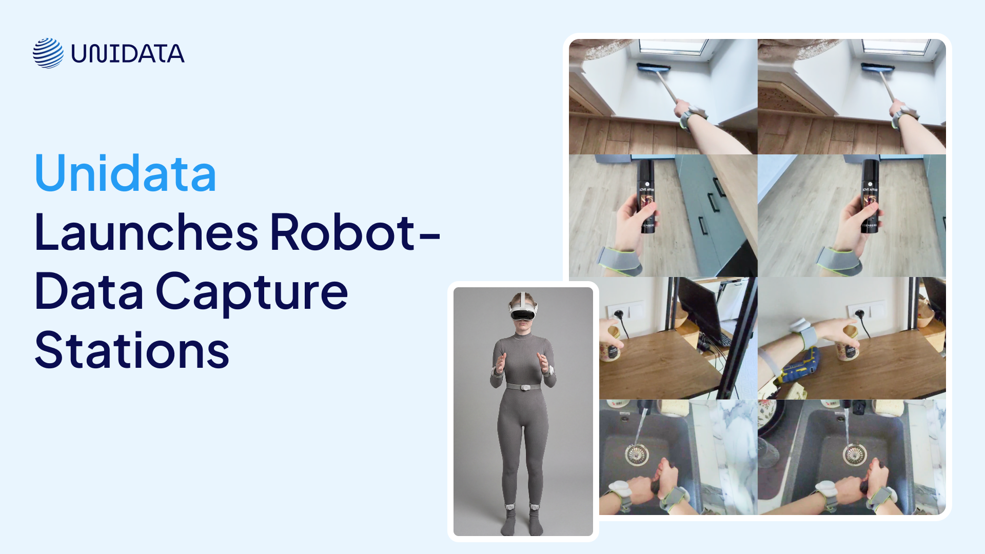 Unidata Launches a Network of Data-Capture Stations for Humanoid Robots