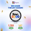Aqore Staffing Software Named to Inc. 5000 for Second Consecutive Year, Marking Continued Growth in Staffing Technology