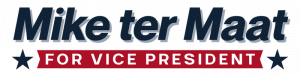 Mike ter Maat for Vice President Logo