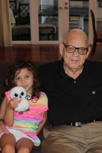 Morgan Cole and grandfather