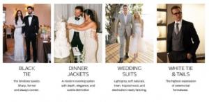 Wedding formalwear options