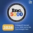 Predictive Analytics Pioneer CollegeAPP Named to Inc. 5000 as Demand for Intent-Based Higher Ed Recruitment Soars