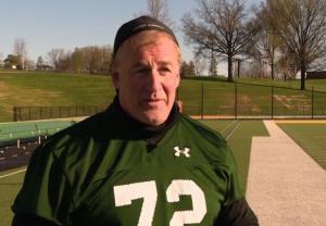 Tom Green, 61, McDaniel College Green Terror in Westminster, Maryland, prepares for the 2026 season and continues his pursuit to play college football.