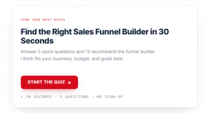 The Best Sales Funnel Builder Finder Tool