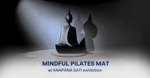 R3 Life Wellness Center Supports ANAPANA SATI, Showcasing the Philosophy of Lifestyle Medicine Through Immersive ANAPANA SATI exhibition installation featuring a seated meditation figure and dramatic shadows in a dark gallery space.