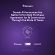 Darwin AI Announces the Nation’s First Bulk Purchase Agreement for AI Governance Through the State of Texas