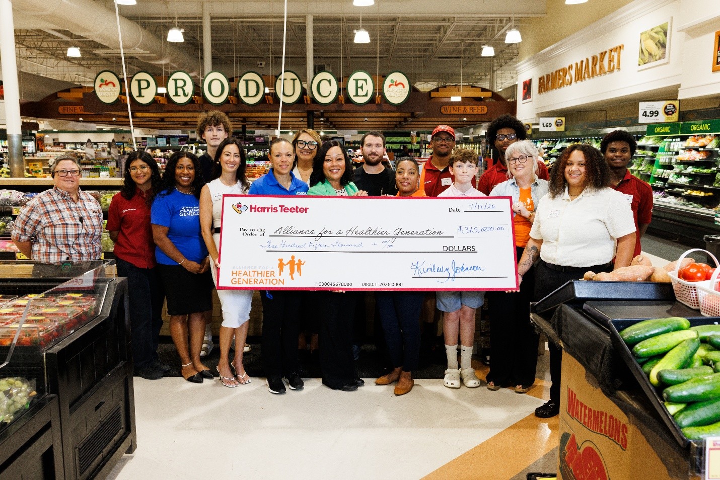 Healthier Generation Celebrates $315,000 Donation from Harris Teeter’s Together in Education Round Up Campaign