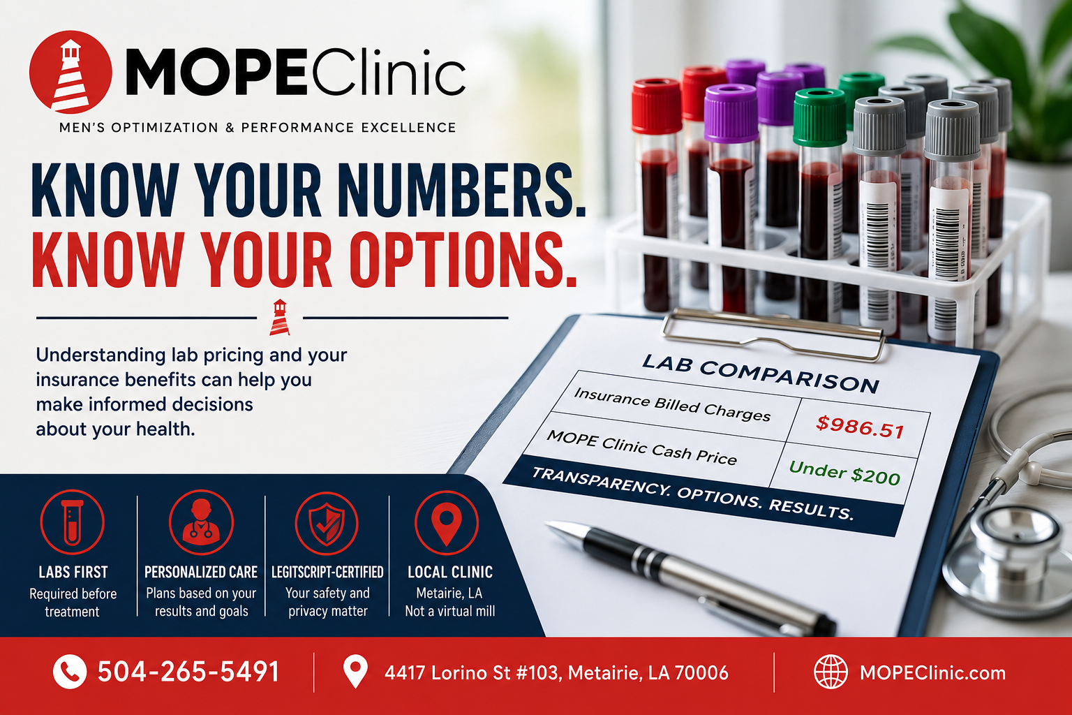 MOPE Clinic Highlights Cash-Pay Lab Pricing and Healthcare Cost Transparency