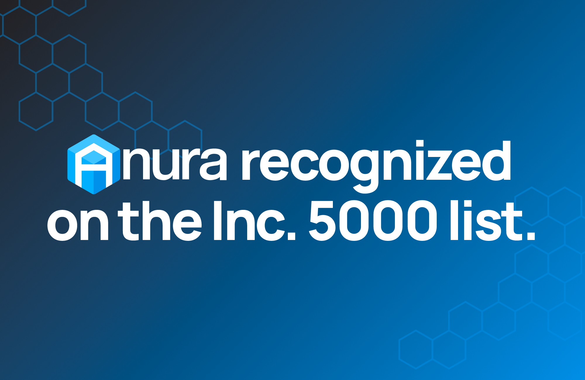 Anura Solutions Earns No. 2,310 Ranking on the 2026 Inc. 5000 List With 146% Three-Year Revenue Growth