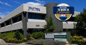 Journey Payroll & HR, a Fort Collins, Colorado-based payroll and human resources company serving small and mid-sized businesses across the country, has been named a 2026 Best Place to Work in Colorado by ColoradoBiz magazine Journey Payroll & HR headquarters in Fort Collins, Colorado, named a 2026 Best Place to Work in Colorado by ColoradoBiz magazine.