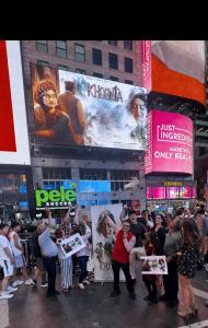 The heart of New York City came alive with cinema, culture, music and celebration as the second official poster of the award-winning feature film KHOONTA was unveiled on a spectacular Times Square billboard on Sunday, August 9, 2026