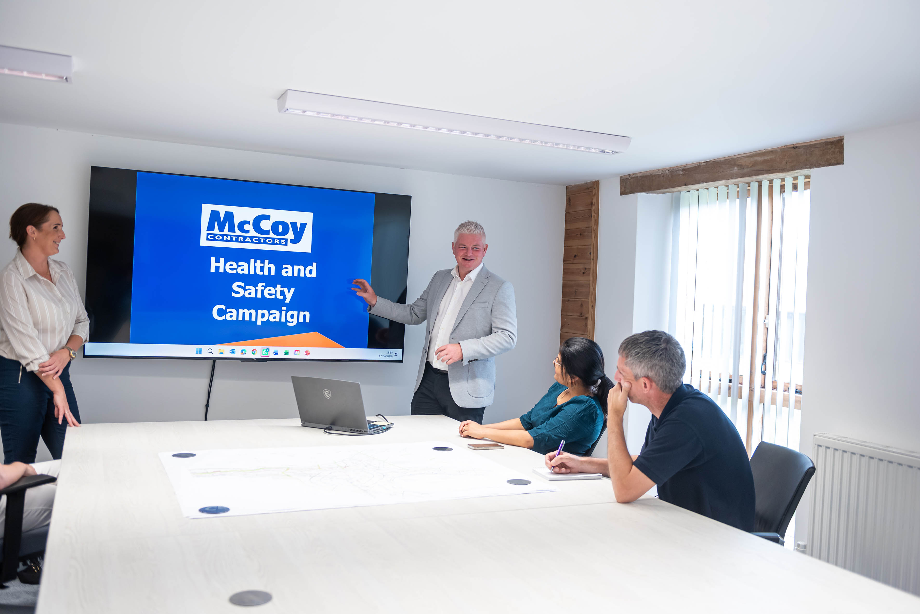 MCCOY CONTRACTORS MANAGING DIRECTOR CHRIS HAUGHEY CHAMPIONS NEW SAFETY INITIATIVE