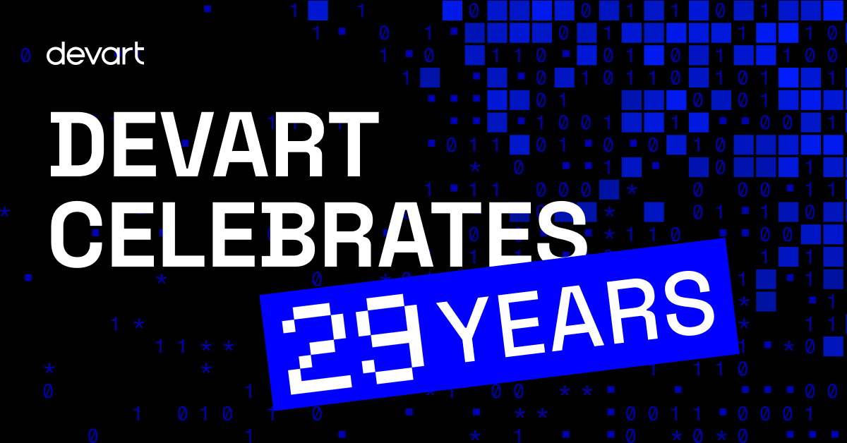 Devart Celebrates 29 Years With 20% Off Database Management, Data Connectivity and Productivity Tools