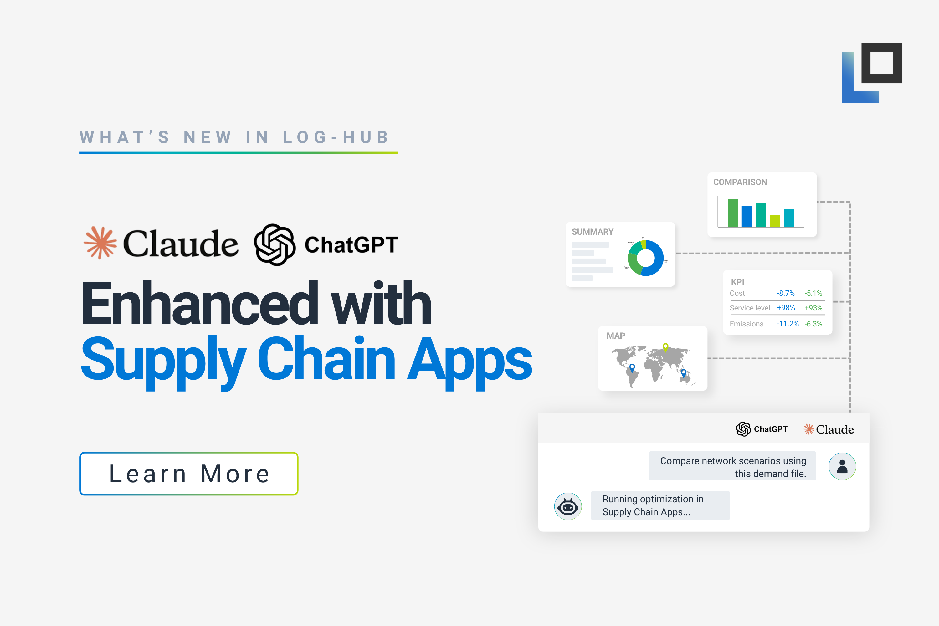 Log-hub Brings Supply Chain Apps Directly into Claude and ChatGPT