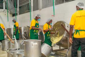 Giga Kitchen Cooks at Work