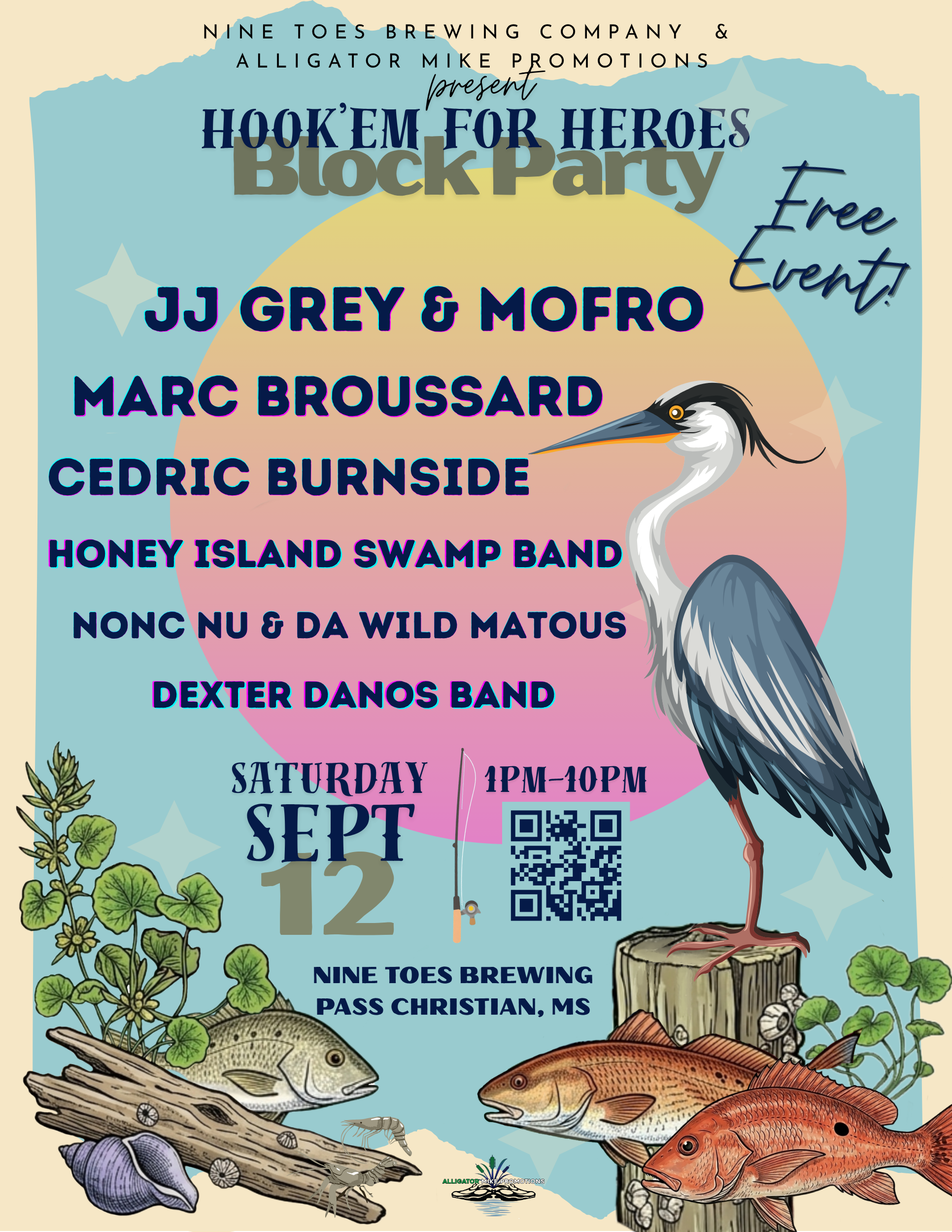 JJ Grey & Mofro, Marc Broussard Headline Hook’em for Heroes in Pass Christian Sept. 11–12