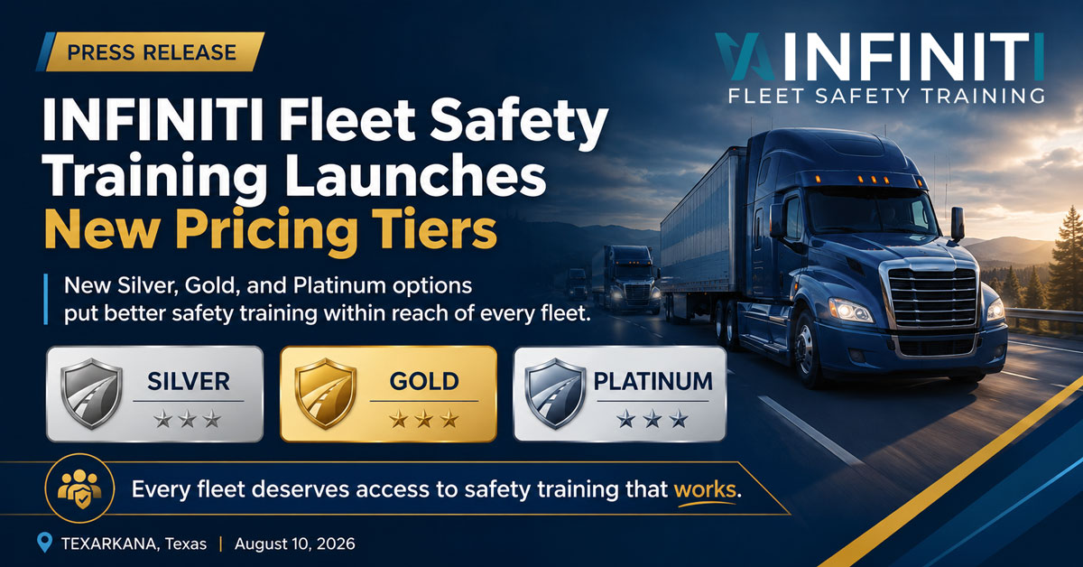 INFINITI Fleet Safety Training Launches New Pricing Tiers to Put Better Safety Training Within Reach of Every Fleet