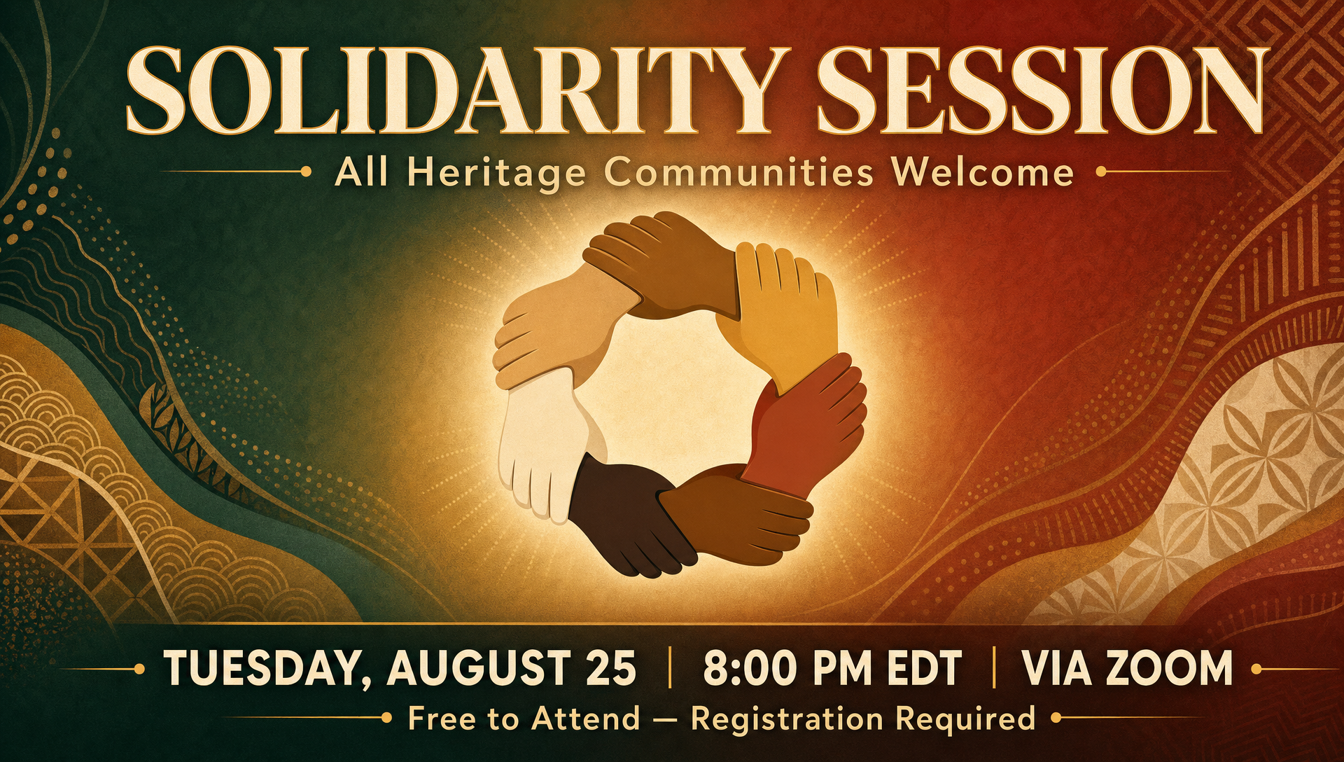IAOVC and NAGA Host August Solidarity Session and Broaden Call to All Heritage Communities To Participate next Tuesday