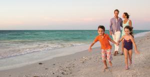 Sundial Beach Resort's pristine shell covered beaches invite beachcombers to collect its many treasures.