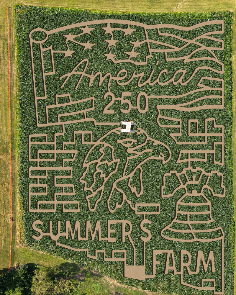 Celebrate America’s 250th Anniversary at Summers Farm’s Corn Maze and Fall Festival