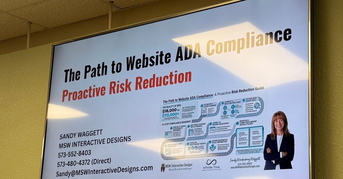 MSW Interactive Designs to Present ADA and CIPA Website Compliance Session in Columbia