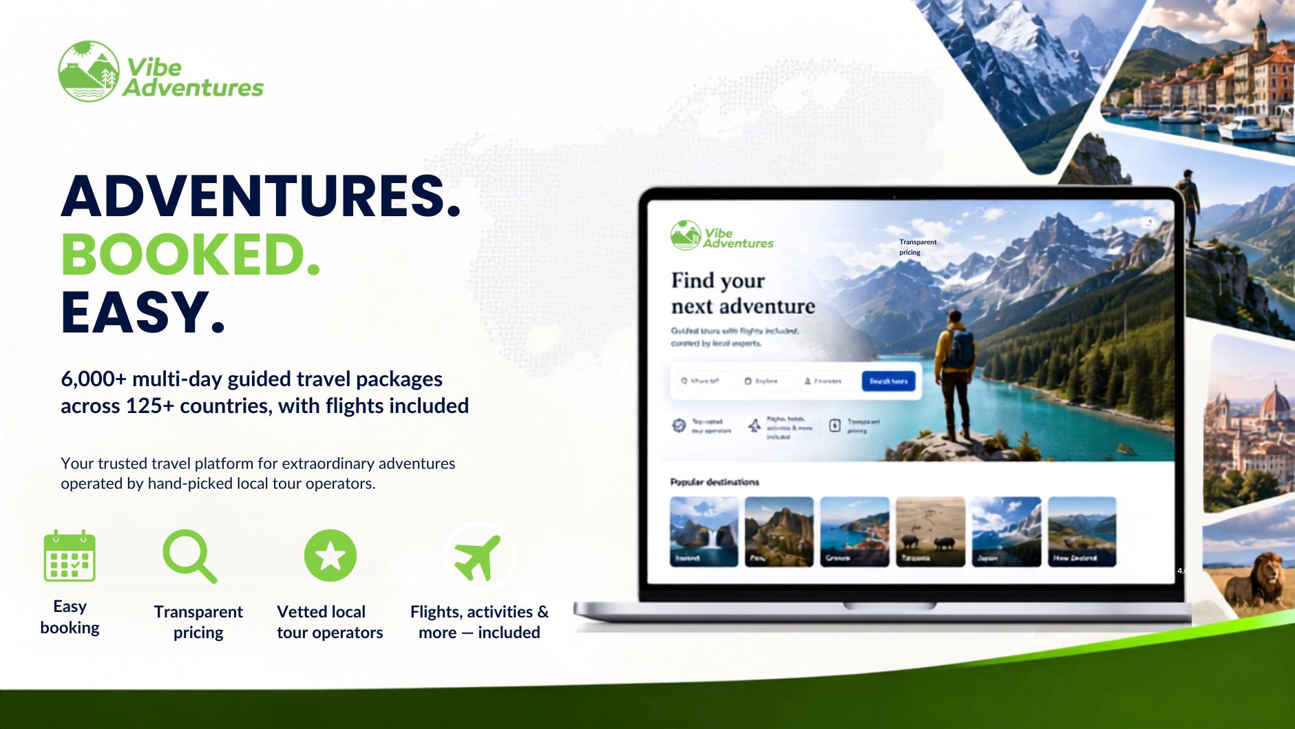 Vibe Adventures Launches Real-Time Dynamic Packaging for Multi-Day Tours and Flights
